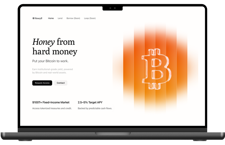 Website displayed on laptop